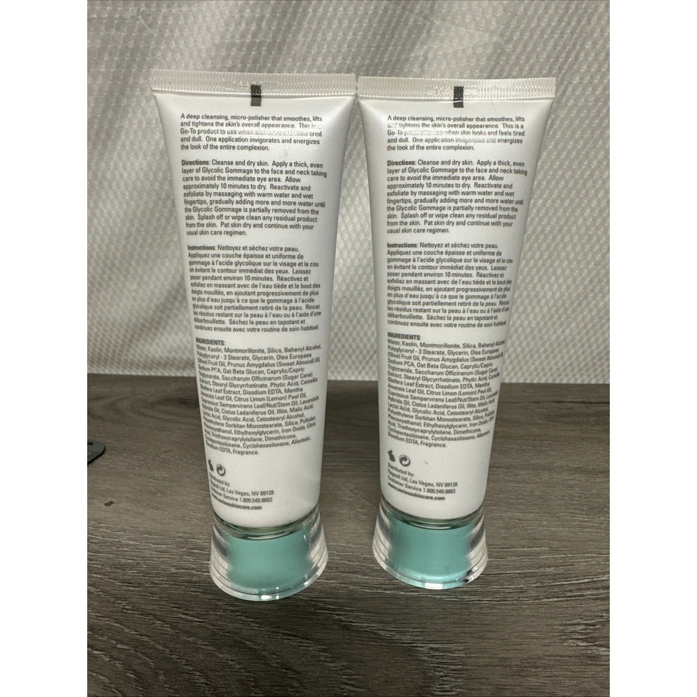 Serious Skincare Glycolic Gommage Facial Women 4.5oz 2pk Teal New Exfoliating - Picture 5 of 5